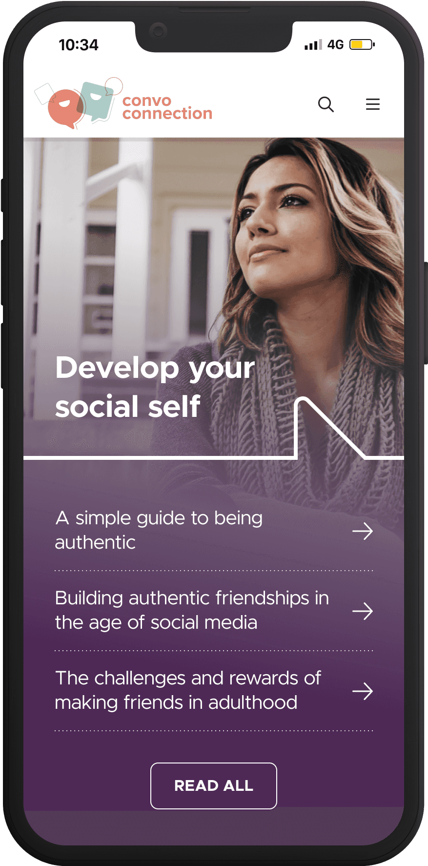 Mobile social self posts list Mobile social self posts list